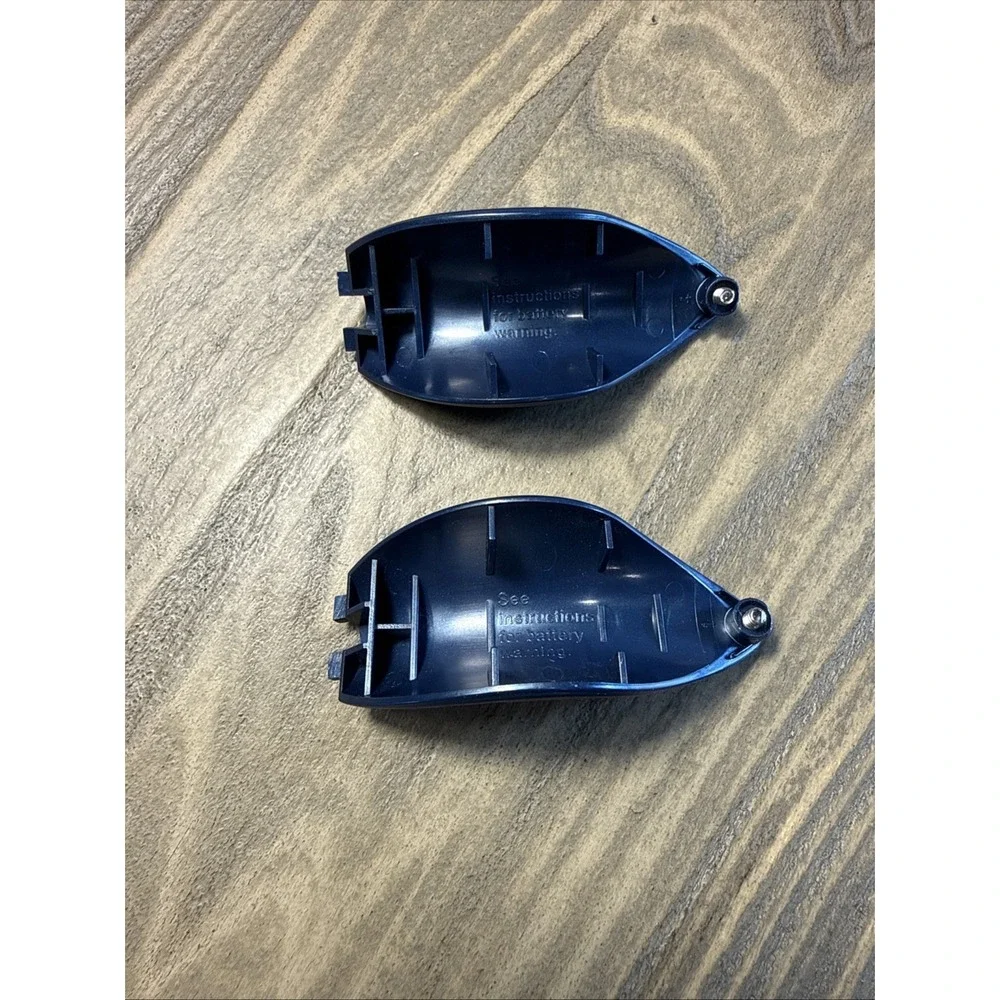 VTG 2005 Hasbro Bop It Blast Replacement Battery Cover Set Pair w/ Screws ONLY